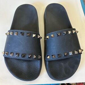 Valentino Rockstud Slides Size 37